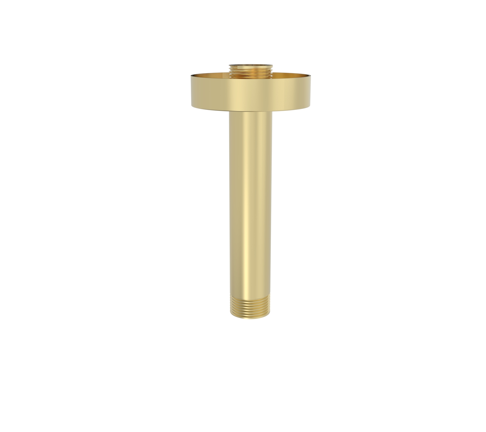 Cos 100mm Round Ceiling Mounted Shower Arm Brushed Brass